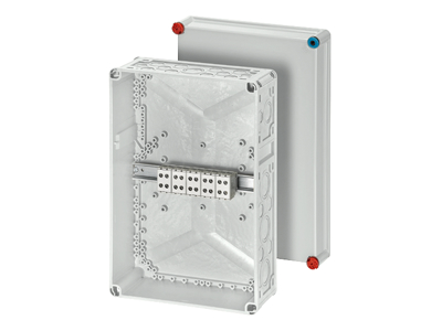 Forgreningsdåse 5x2,5-50 mm², Cu/Alu, 450x300x170 mm (Mi0301), IP65 - Grå