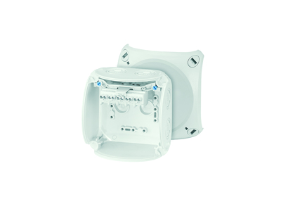 KVIK 104x104mm Grå M20-25 5x1,5-2,5mm² 