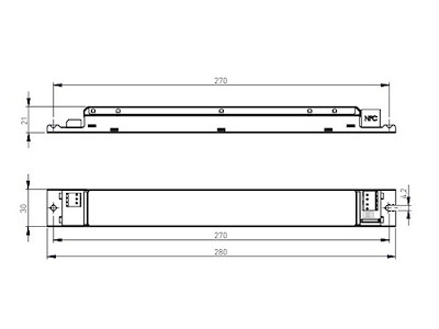 Helvar LED-driver LL120HE-SBS-50-800 (DALI-2)