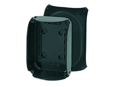 KVIK 180x130mm Sort Glat 