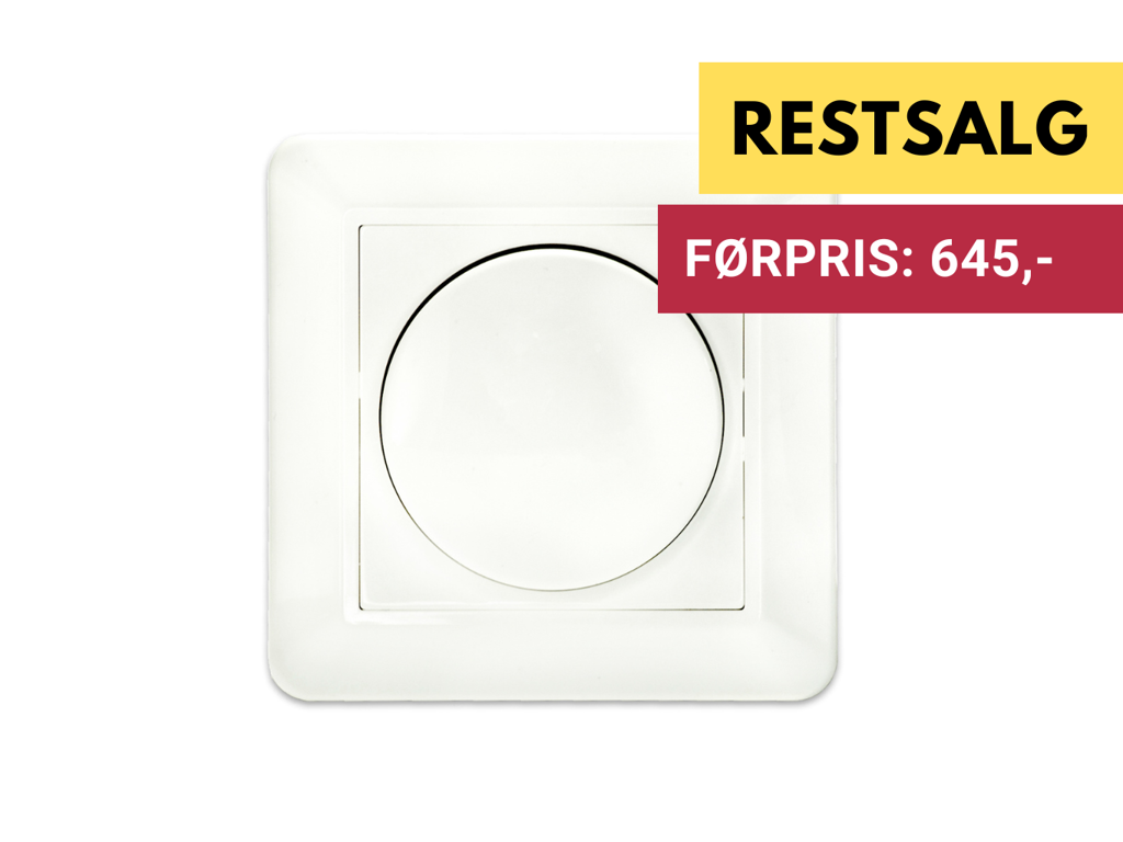 LED dæmper, 5-225W - Hvid