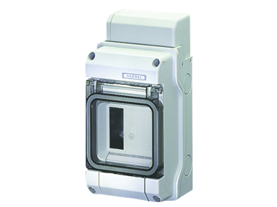 Hensel KV gruppetavle 3 moduler (1x3) med PE- og N klemme - IP65