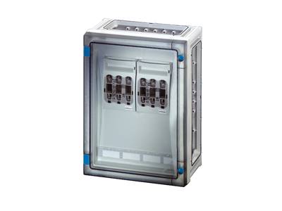 Hensel ENYSTAR kasse med 2 x sikringsafbryder 125A, HRC 001, 3-polet