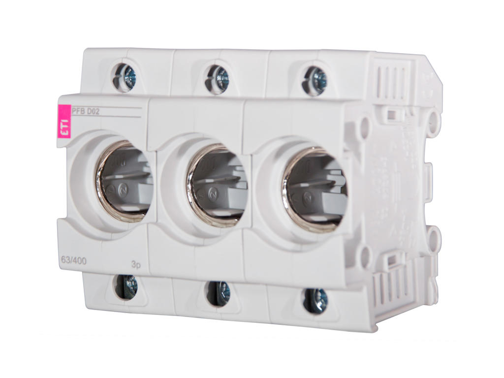 ETI Sikringsholder D02, 3P 63A