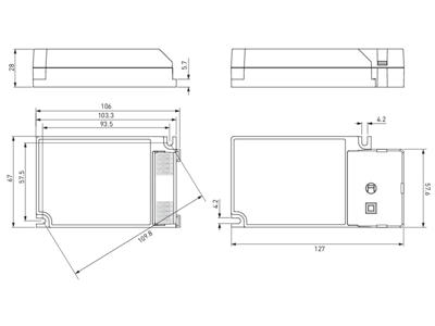 Helvar LED driver LC1x25-CC (ON/OFF)