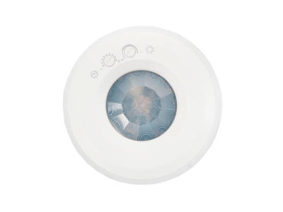 PIR sensor til påbygning (230V, 360°, Ø7m) IP20 - Hvid