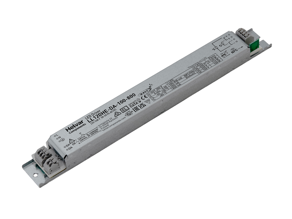 Helvar LED driver LL120HE-DA-100-800 (DALI-2)
