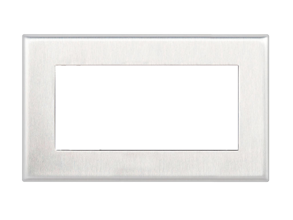 Helvar Digidim 232D ramme 3M - Børstet stål