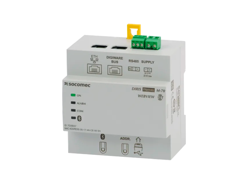 Socomec M-70 Ethernet gateway, WEBVIEW-M
