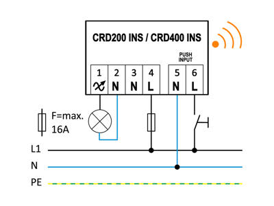 Casambi CRD400 INS dæmper, 3-380VA