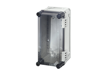 Hensel Mi kasse 300x150x170 mm - transparent hængslet låg