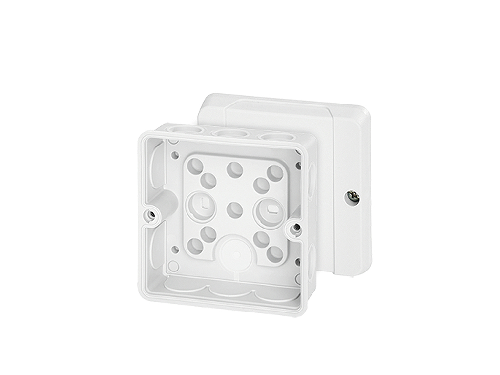 Membrandåse 88x88x50 mm - Hvid