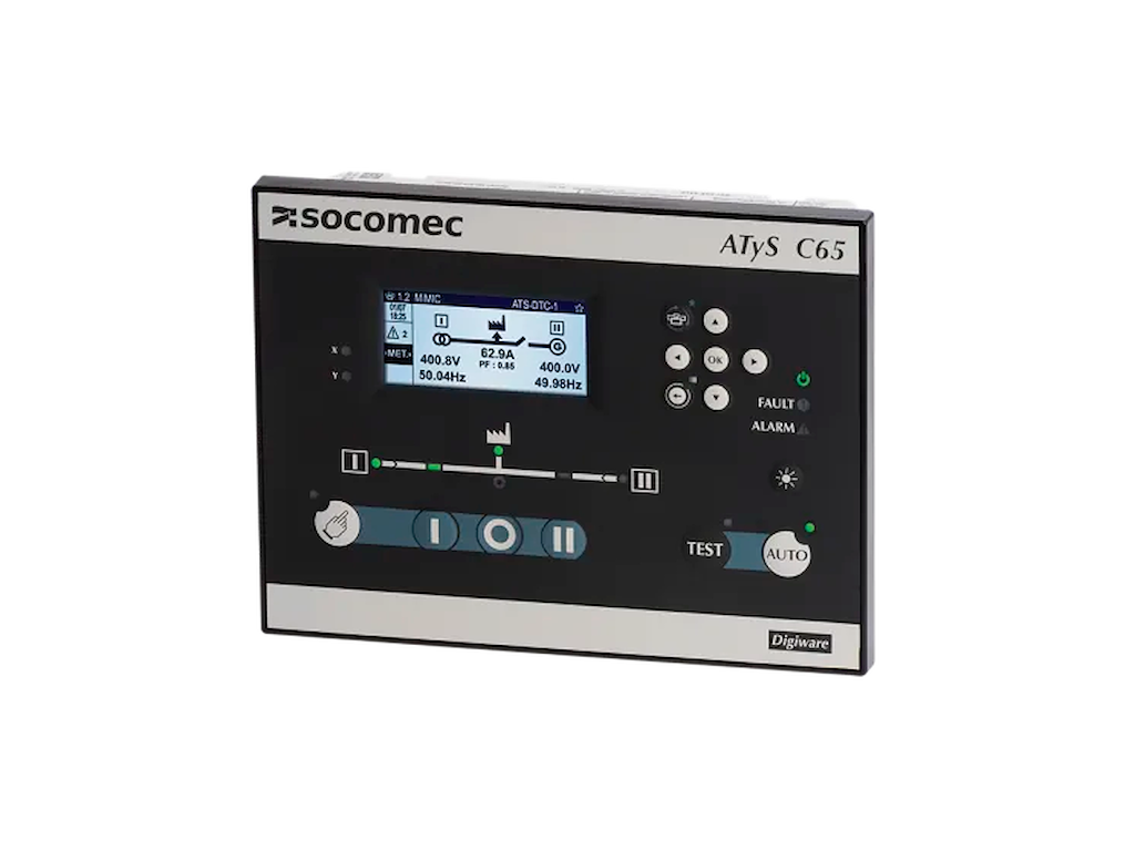 Socomec ATyS C65 universel ATS-controller - avancerede funktioner