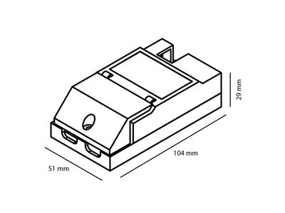 Casambi 0-10V broadcastmodul med 5A relæ