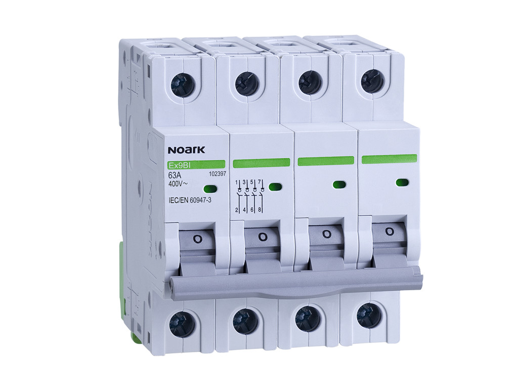 Noark lastafbryder 4P 32A 4M