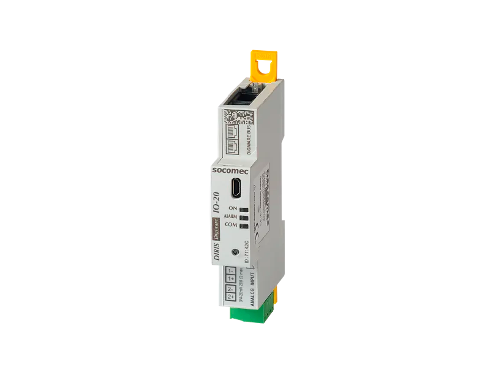 Socomec IO-20 analogt inputmodul, 2 indgange 0/4-20 mA