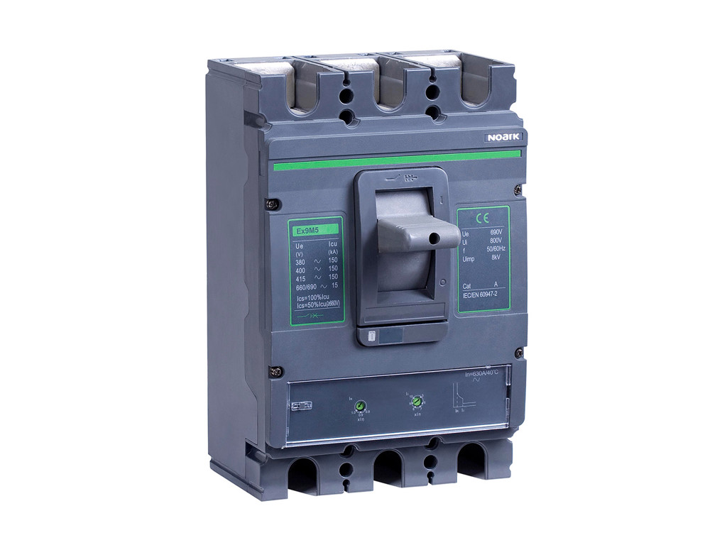 Noark M5 maksimalafbryder termomagnetisk, 630A 3P, 70kA 