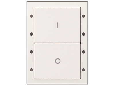 Helvar DALI-2 131WD2 panel med 2 tryk - Hvid