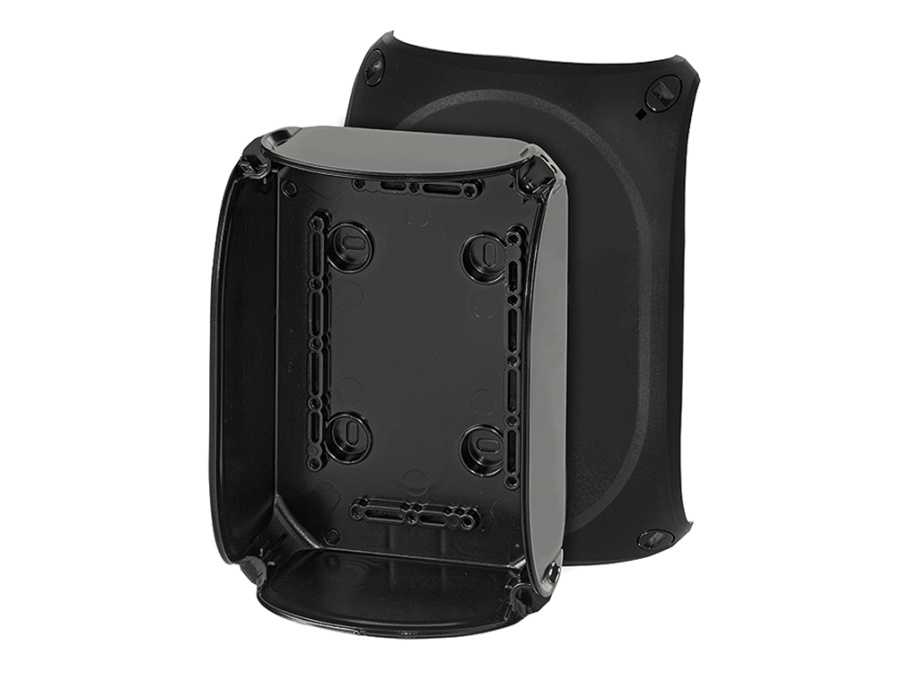 Hensel EB tom dåse 130x180x77 mm, IP66 - Sort