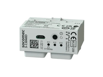 Socomec S-130MID strømmålingsmodul (måling), 3 strømsensorer, 63A, MID