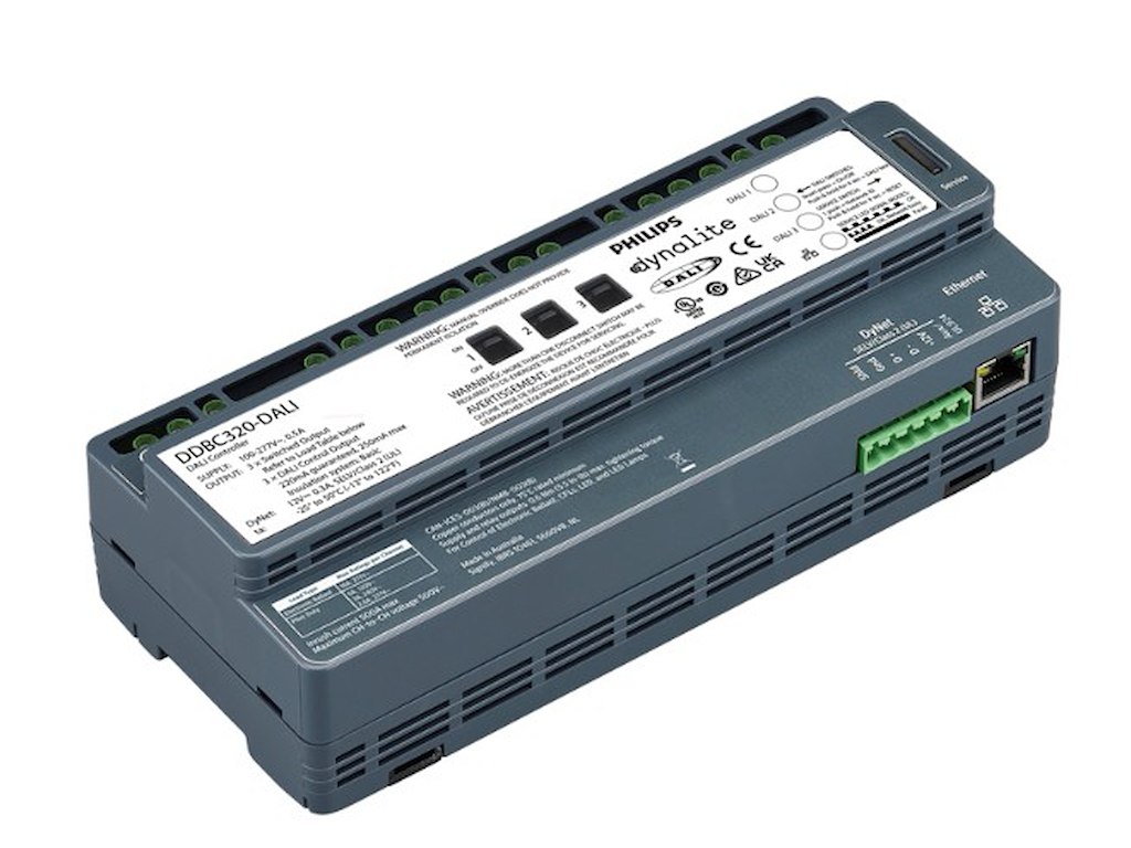 Dynalite DDBC320-DALI-2 Multimaster controller m. 3 Dali busser.
