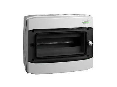 Noark Gruppetavle IP65 1 rk. 12M m/jord & nul klemmer (10+10) - PHS12T