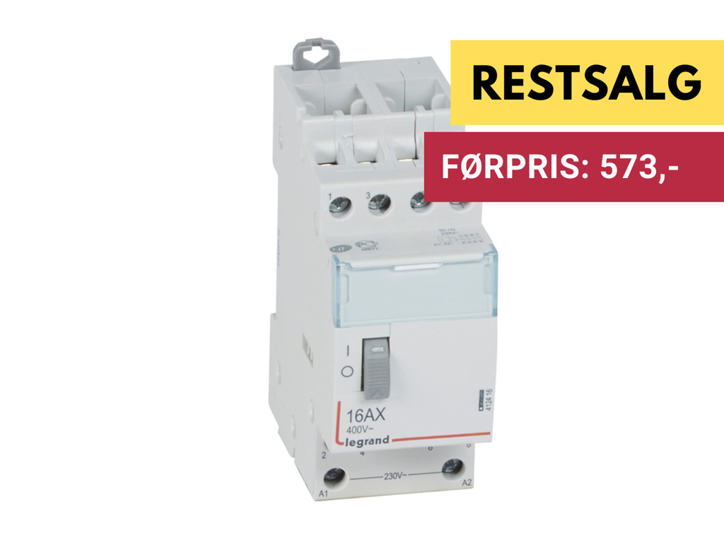 CX3 Kiprelæ 16A 4NO 230V 2M