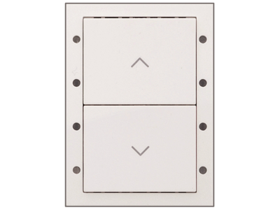 Helvar DALI 132W panel med 2 tryk - Hvid