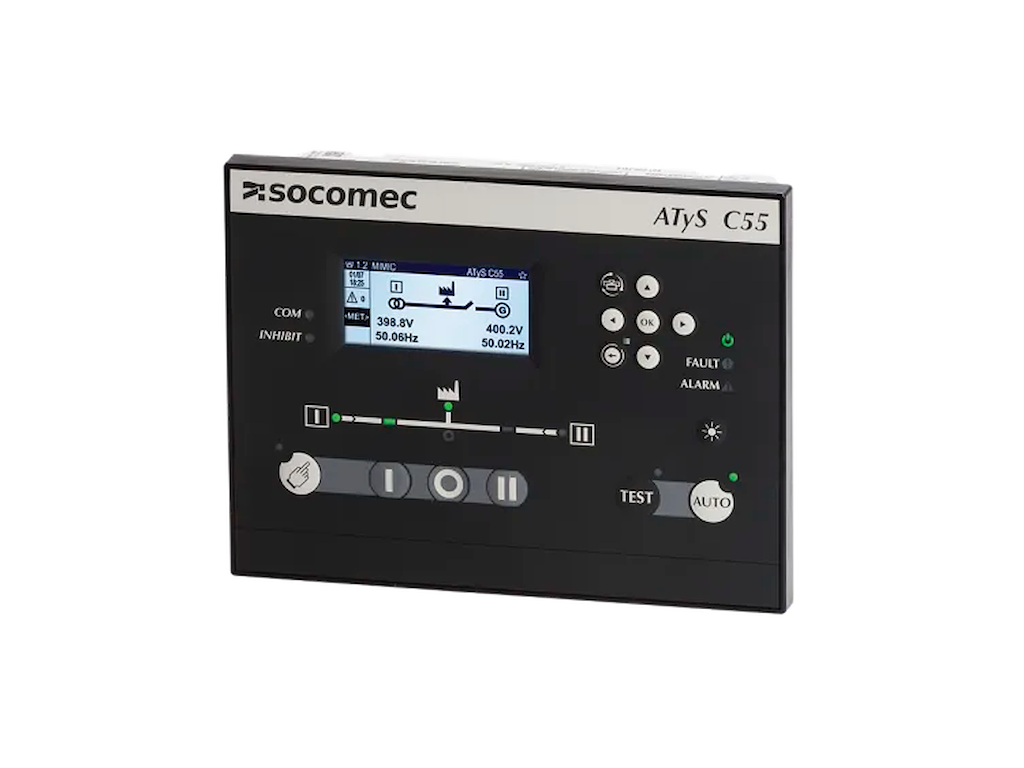 Socomec ATyS C55 universel ATS-controller - smarte funktioner