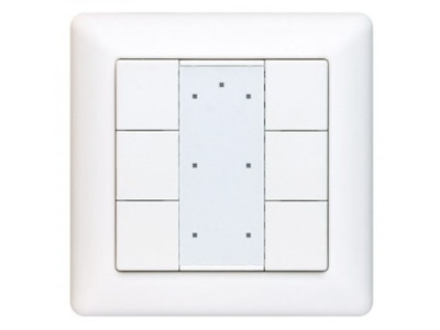 Panel med 6 tryk, DALI2 - Hvid