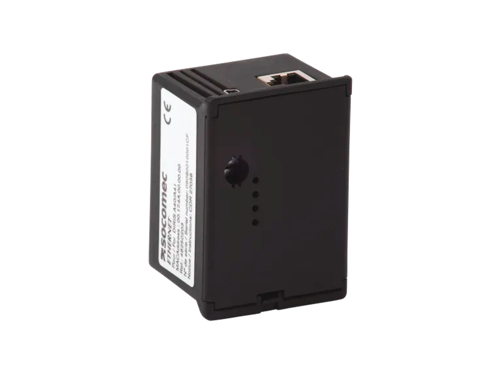 Socomec plug-in-modul med webserverfunktion til DIRIS A-30/ATyS