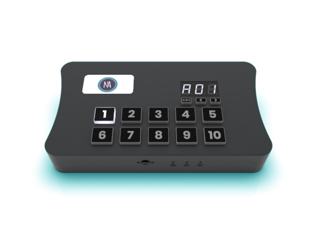 DMX SLESA U11B Styringsenhed,1024ch,13 knapper-Sort