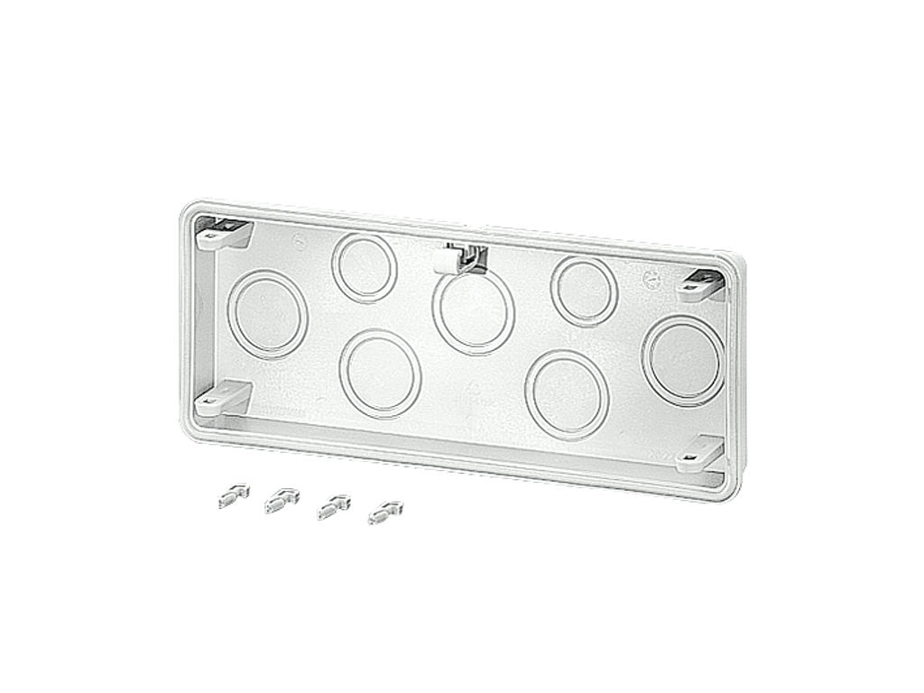 Flange med udslagsblanketter (2 x M25/32, 5 x M32/40), 300x25 mm