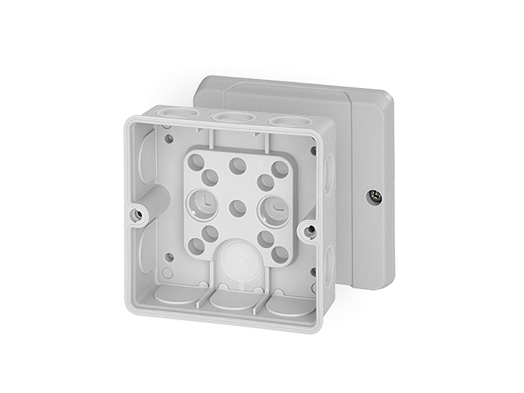 Membrandåse 98x98x55 mm - Grå