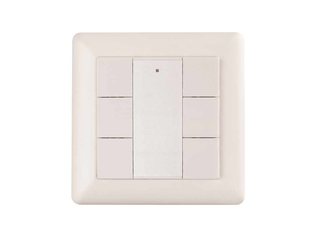 Helvar DALI-2 146WD2 panel med 6 tryk - Hvid