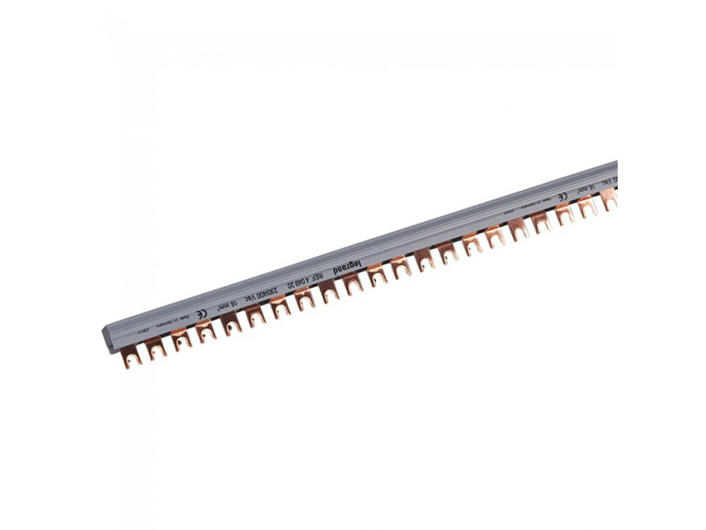 Legrand gaffelsløjfeskinne 56 (14) gafler, 4P (L: 1000 mm)