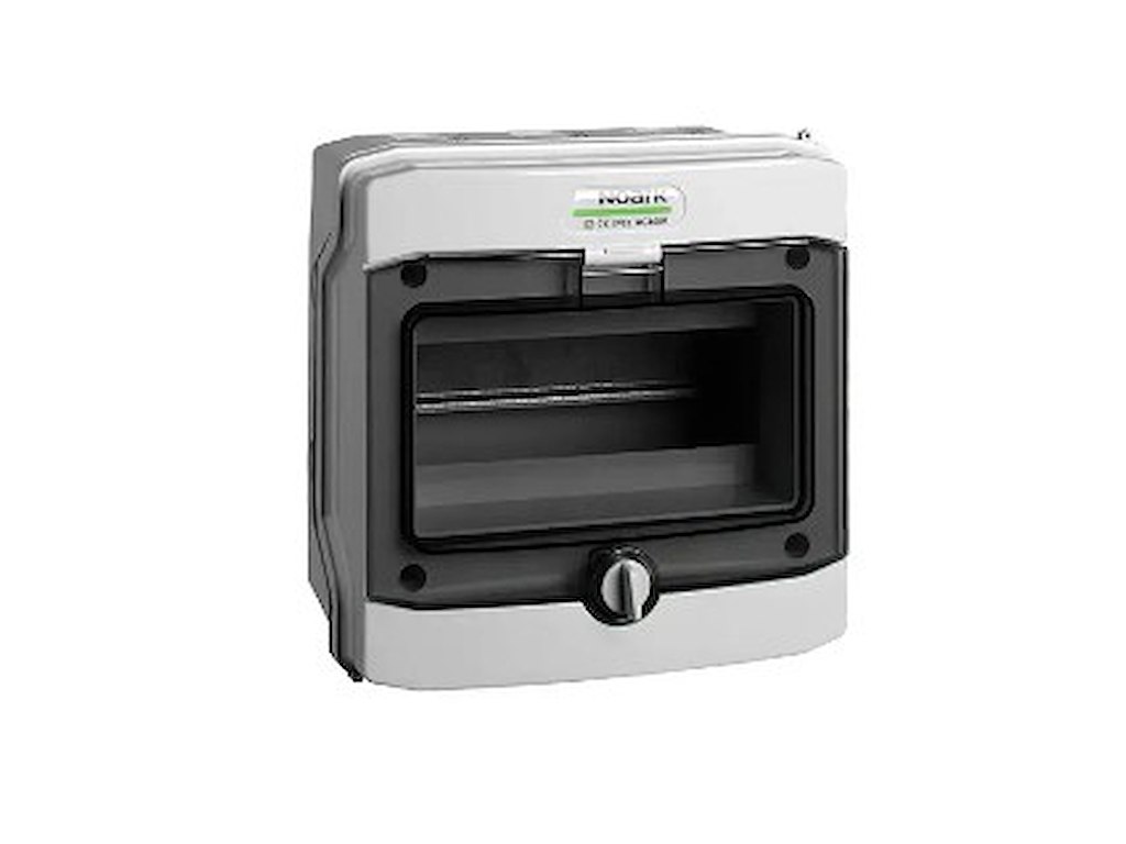 Noark Gruppetavle IP65 1 rk. 8M m/jord & nul klemmer (8+8) - PHS8T