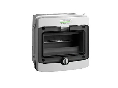 Noark Gruppetavle IP65 1 rk. 8M m/jord & nul klemmer (8+8) - PHS8T