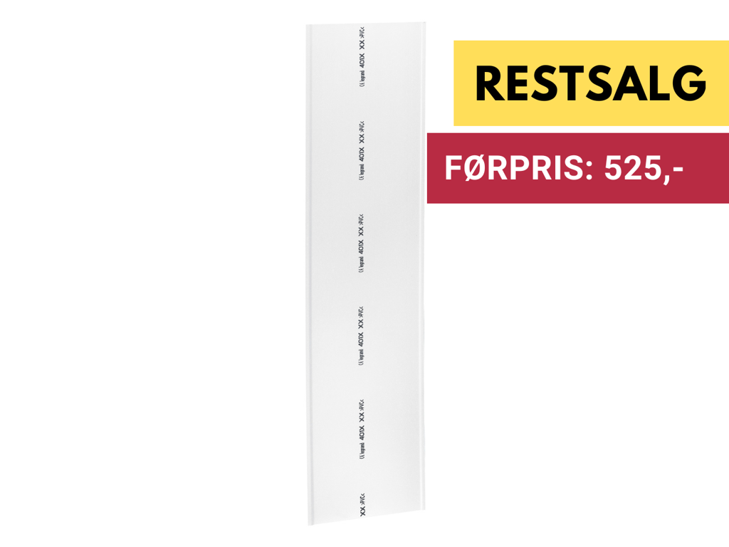 Drivia Bagplade kl.II 4x13M Hvid 