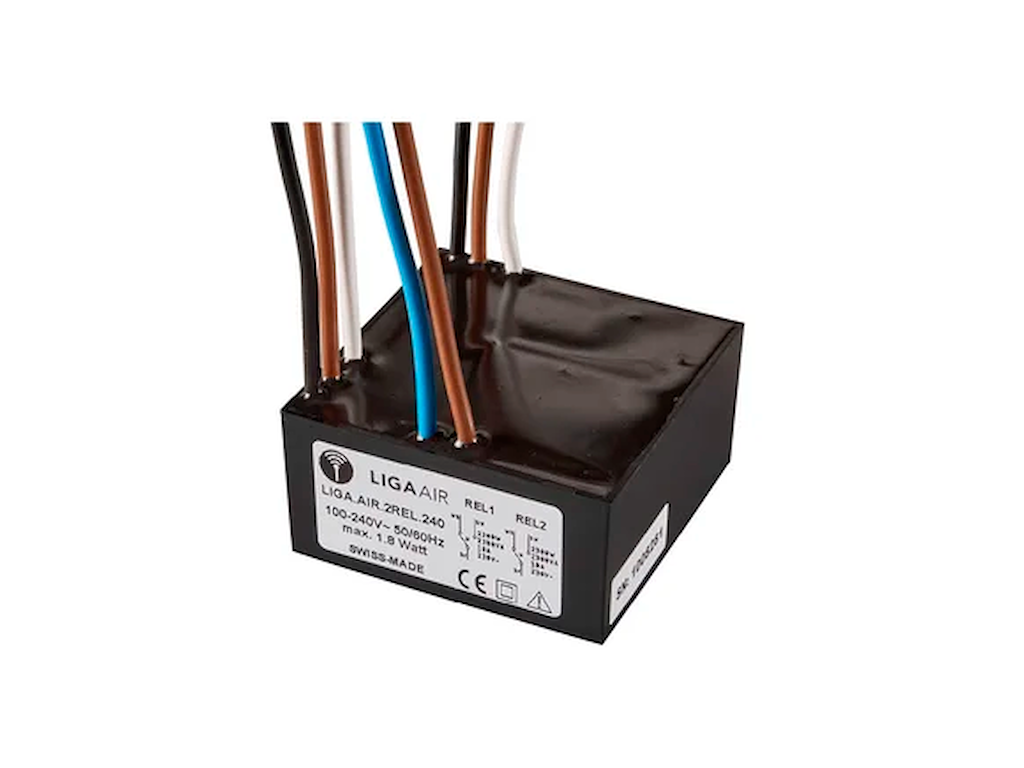 Casambi LIGA.AIR.2REL.240 2-relæmodul til 230V, LR (Long Range)