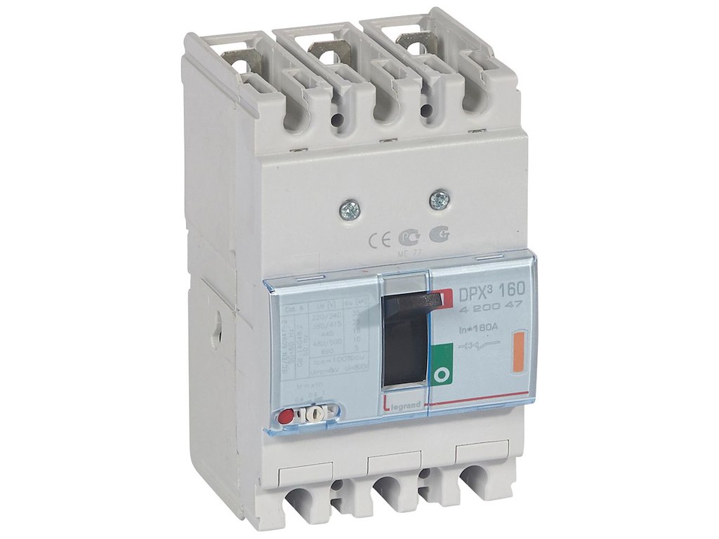 Legrand maksimalafbryder DPX³ 160, 160A 3P, 25kA