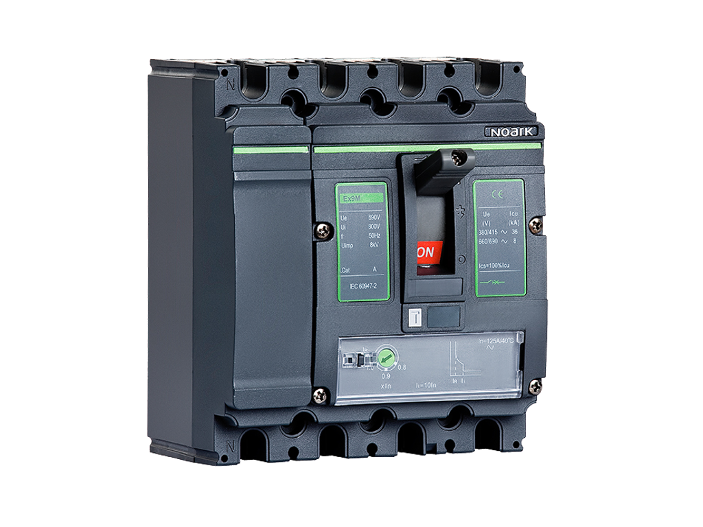Noark M2 maksimalafbryder termomagnetisk, 200A 4P 4T, 36kA 