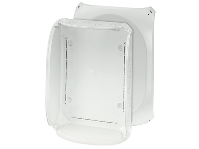 Forgreningsdåse uden klemmer, 255x355x122 mm, IP66 - Grå