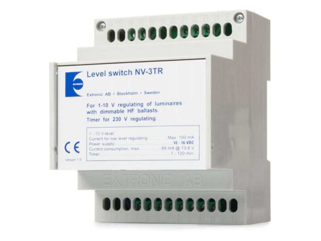 NV3TR niveauvælger til 1-10V analog og soft dim funktion