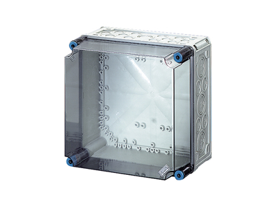 Hensel Mi kasse 300x300x214 mm - transparent låg