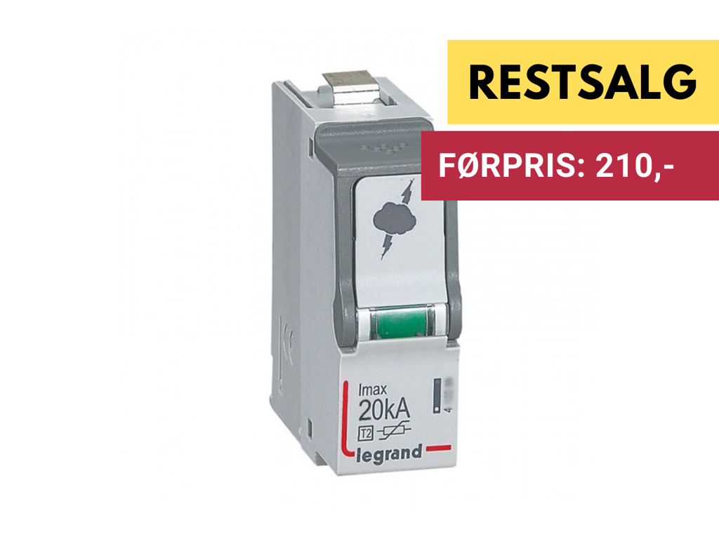Plug-in mod. for transientbeskyt,T2 20kA