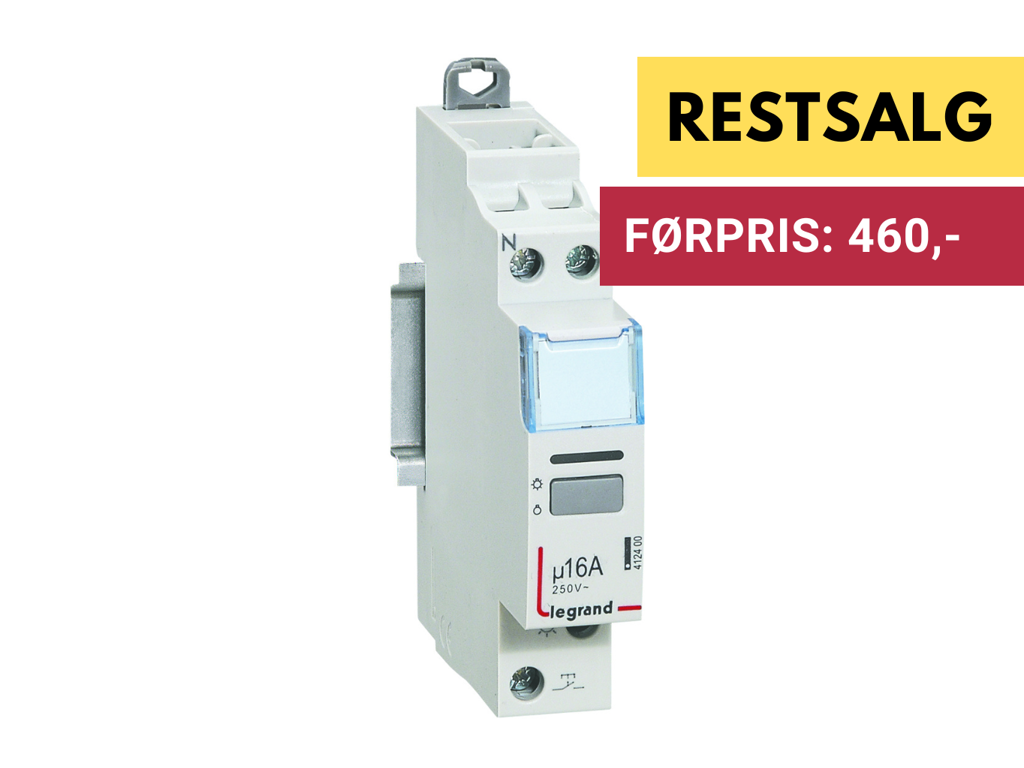 CX3 Kiprelæ 16A NO 230V 1M Brumfri