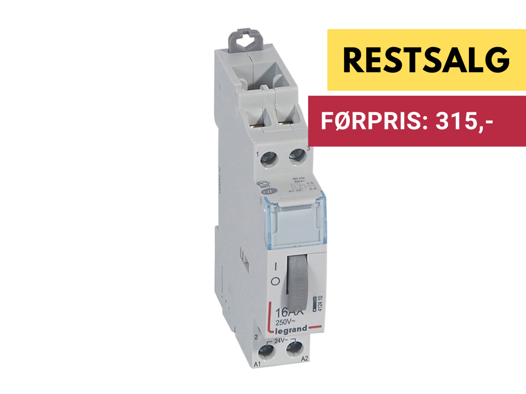 CX3 Kiprelæ 16A 2NO 24V 1M