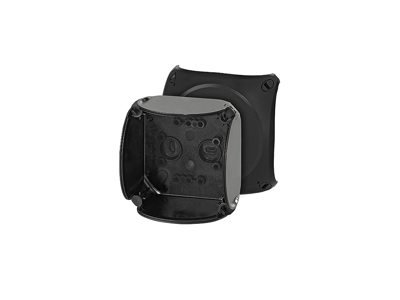 Hensel EB tom dåse 93x93x62 mm, IP66 - Sort