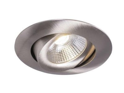 Compact Tilt downlights med Casambi, 5W, 3000K, 400lm, IP44 - Aluminium